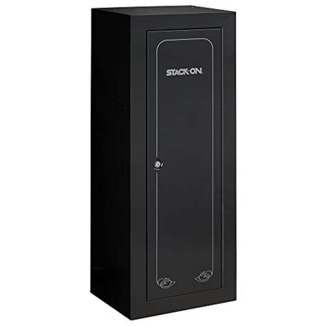 stack on gcb 14p 14 gun steel security cabinet black|stack on fireproof gun cabinet.